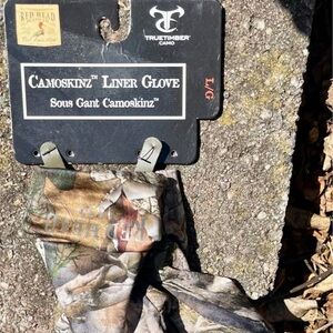 RedHead Camoskinz Liner Glove in Multicolor Camo